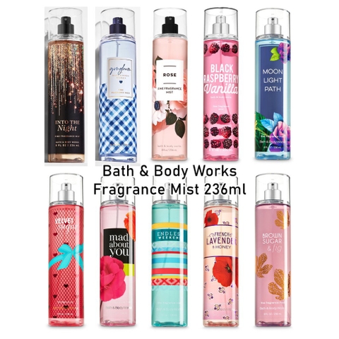 [Đủ mùi] Bath & Body Works Body Mist