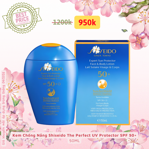 Kem Chống Nắng Shiseido The Perfect UV Protector SPF 50+