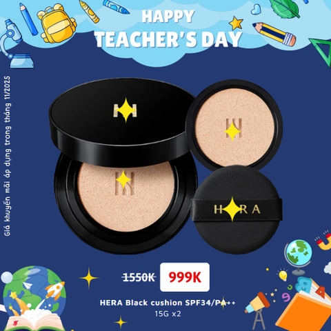 HERA Black cushion SPF34/PA++