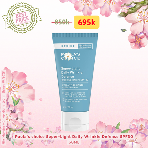 Paula’s choice Super-Light Daily Wrinkle Defense SPF30