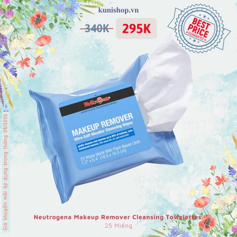 Neutrogena Makeup Remover Cleansing Towelettes 25 pack