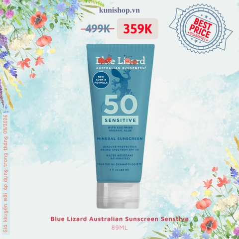 Blue Lizard Australian Sunscreen Senstive
