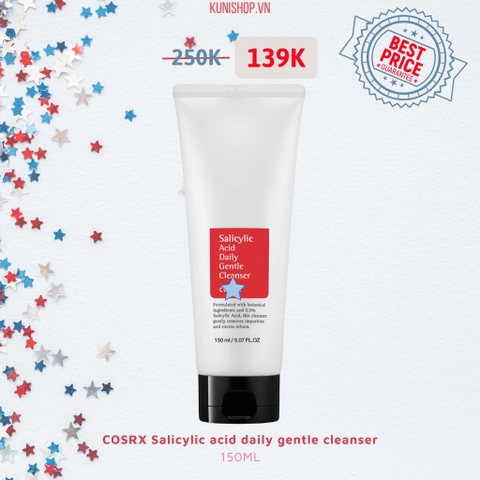 COSRX Salicylic acid daily gentle cleanser