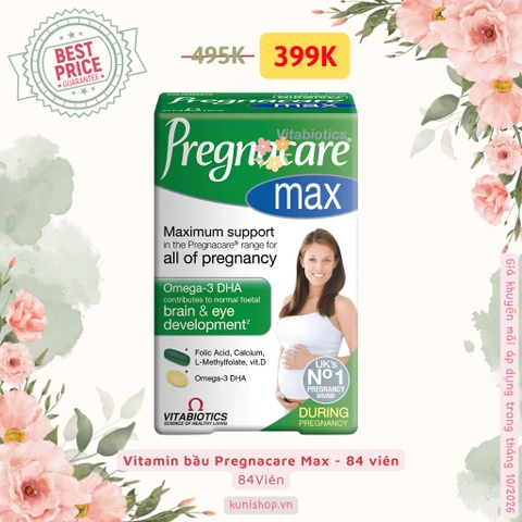 Vitamin bầu Pregnacare Max - 84 viên