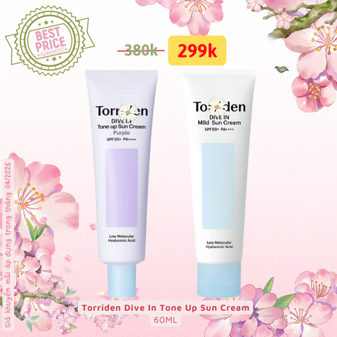Torriden Dive In Tone Up Sun Cream