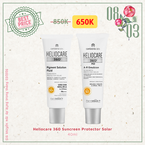 Kem chống nắng Heliocare Pigment Solution Fluid