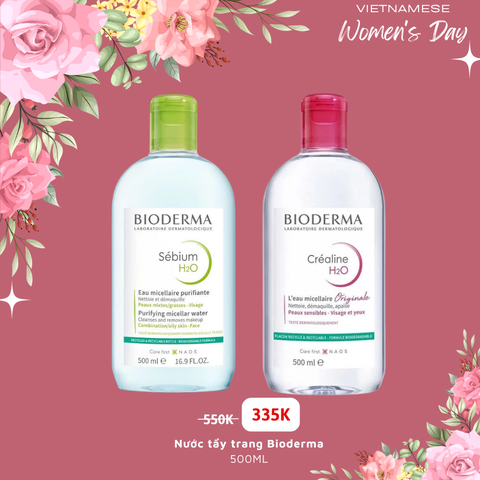 Tẩy trang Bioderma Sebium H2O Cleansing Water