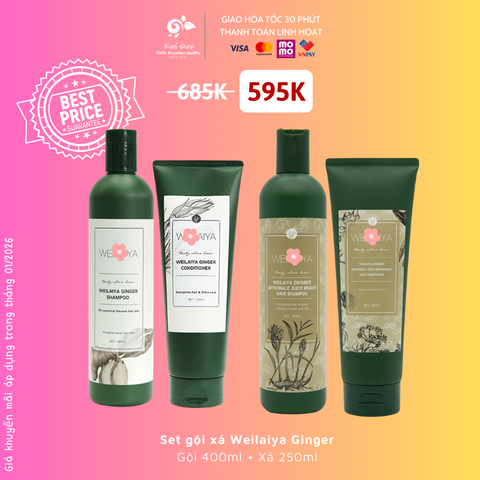 Set gội xả Weilaiya Ginger