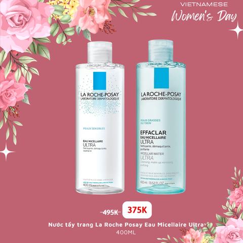 Nước tẩy trang La Roche Posay Eau Micellaire Ultra