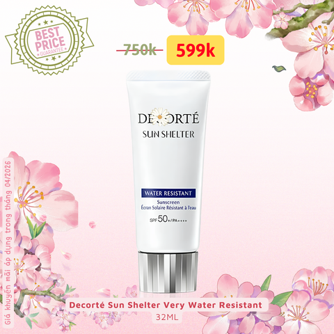 Kem Chống Nắng Decorté Sun Shelter Very Water Resistant SPF50+/PA++++