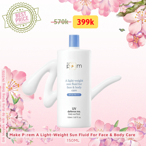 Kem chống nắng Make P:rem A Light-Weight Sun Fluid For Face & Body Care SPF50+ PA++++