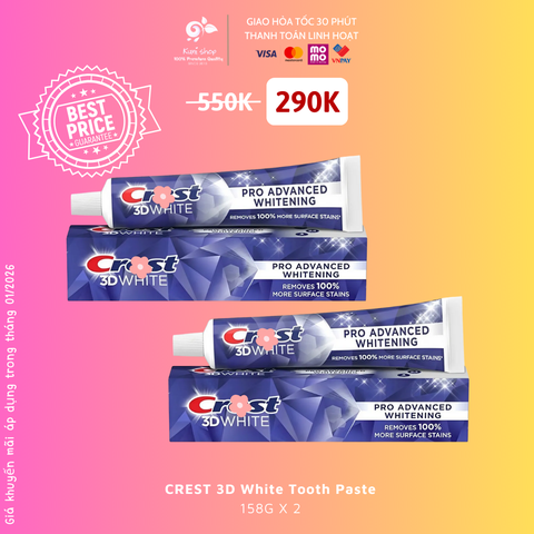 CREST 3D White Tooth Paste
