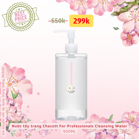 Nước tẩy trang Chacott For Professionals Cleansing Water