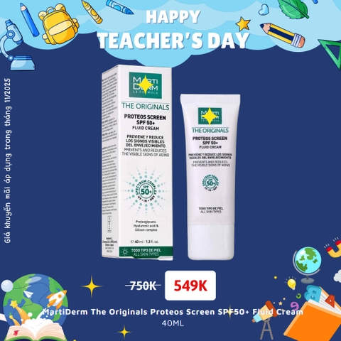 MartiDerm The Originals Proteos Screen SPF50+ Fluid Cream