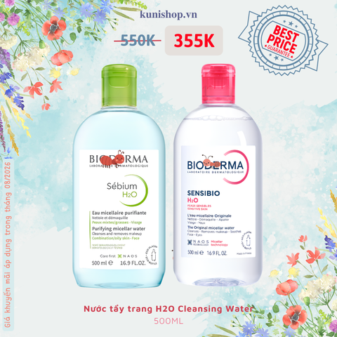 Tẩy trang Bioderma Sebium H2O Cleansing Water