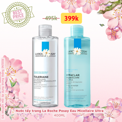 Nước tẩy trang La Roche Posay Eau Micellaire Ultra
