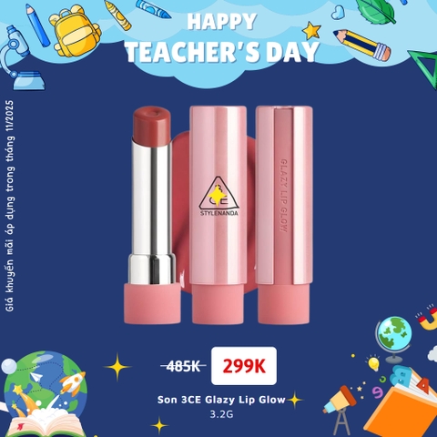 Son 3CE Glazy Lip Glow