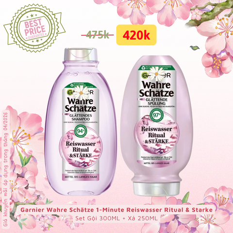 Garnier Wahre Schätze 1-Minute Reiswasser Ritual & Starke