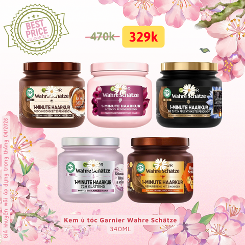 Kem Ủ Tóc Garnier Ultimate Blends Hair Remedy