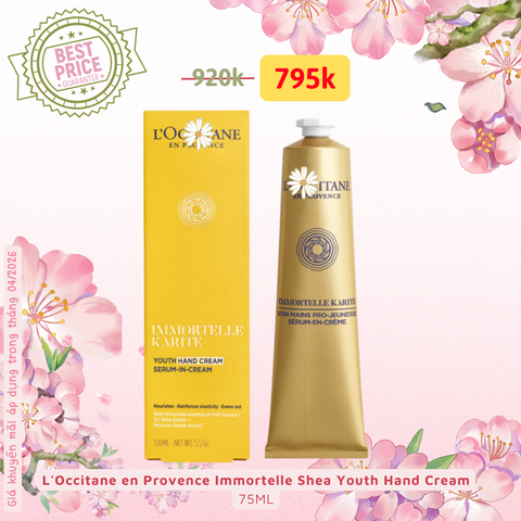 L'Occitane en Provence Immortelle Shea Youth Hand Cream
