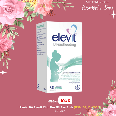 Thuốc Bổ Elevit Cho Phụ Nữ Sau Sinh