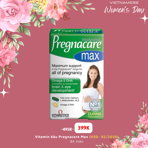 Vitamin bầu Pregnacare Max - 84 viên