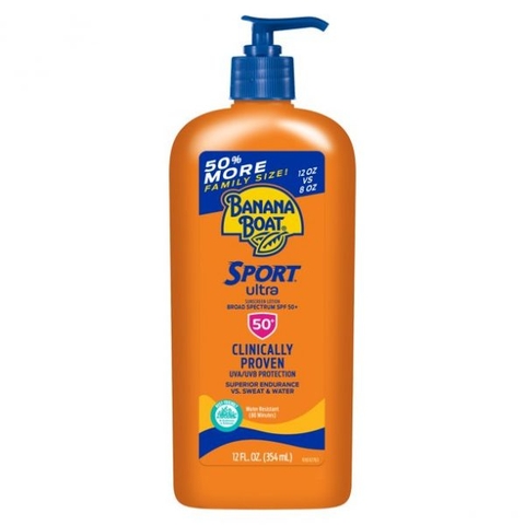 Banana Boat Sport Ultra Broad Spectrum Sunscreen Lotion SPF 50