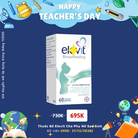 Thuốc Bổ Elevit Cho Phụ Nữ Sau Sinh