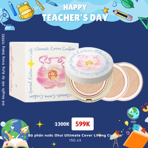 Bộ phấn nước Ohui Ultimate Cover Lifting Cushion