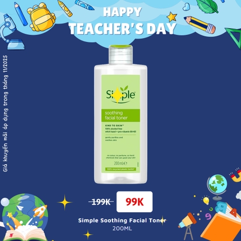 Simple Soothing Facial Toner