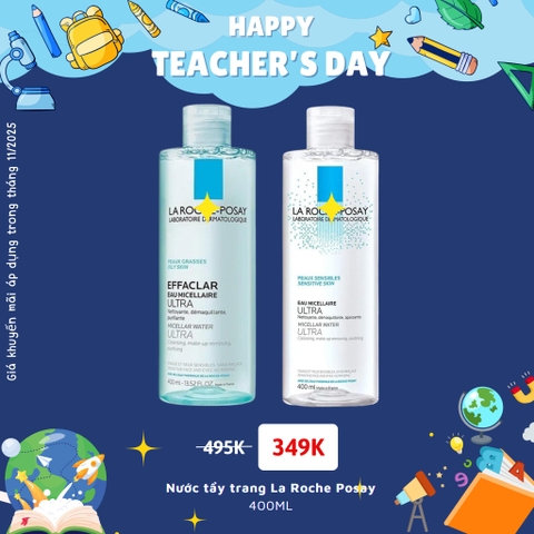 Nước tẩy trang La Roche Posay Eau Micellaire Ultra