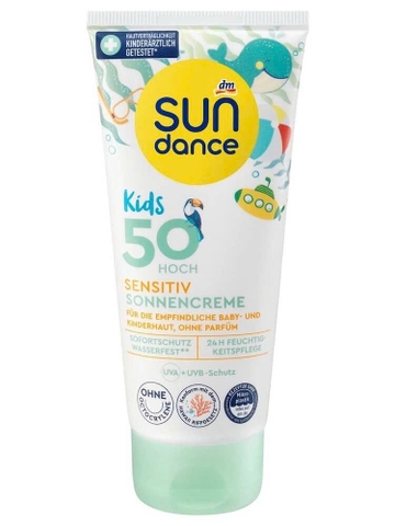 Kem chống nắng trẻ em Sundance Kids Sensitive Sonnencreme Spf 50
