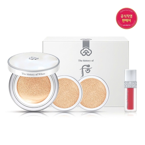 The Whoo Radiant White Moisture Cushion Foundation Special Set