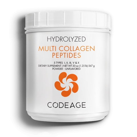 CodeAge Hydrolyzed Multi-collagen peptides ( 5 types I, II, III, V & X)