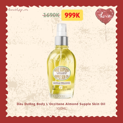 Dầu Dưỡng Body L'Occitane Almond Supple Skin Oil