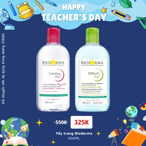 Tẩy trang Bioderma Sebium H2O Cleansing Water