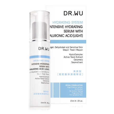 Serum dưỡng ẩm Dr.wu Intensive Hydrating Serum with Hyaluronic Acid