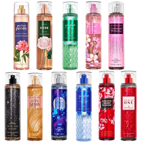 [Đủ mùi] Bath & Body Works Mist