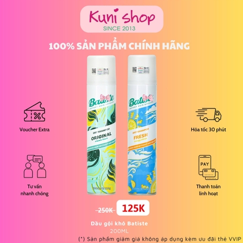 Dầu gội khô Batiste