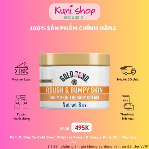 Kem Dưỡng Da Gold Bond Ultimate Rough & Bumpy Daily Skin Therapy