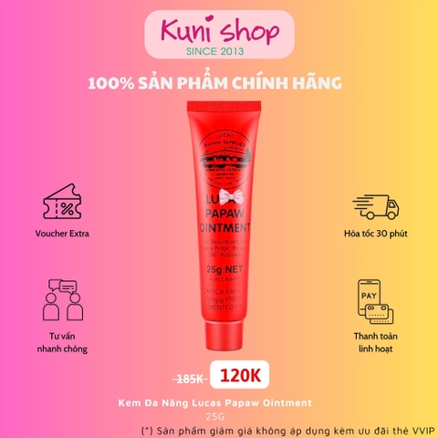 Kem Đa Năng Lucas Papaw Ointment