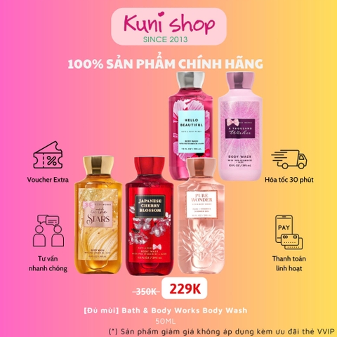 [Đủ mùi] Bath & Body Works Body Wash