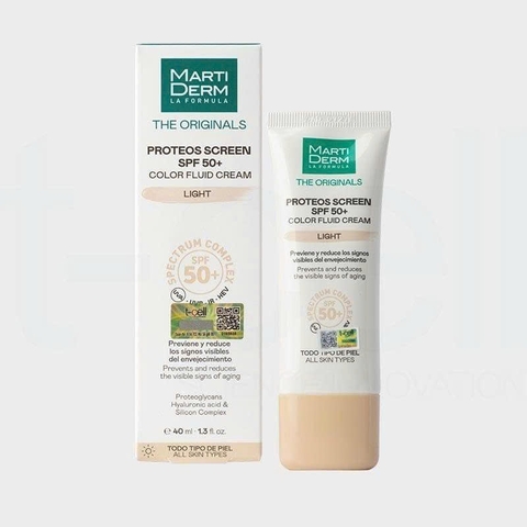 MartiDerm The Originals Proteos Screen SPF50+ Color Fluid Cream Light