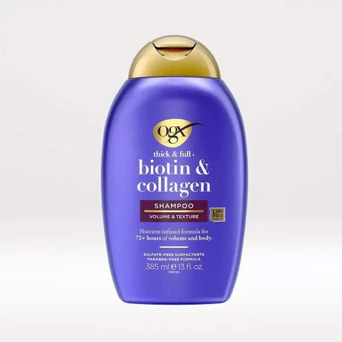 Set gội xả OGX Thick and Full Biotin & Collagen