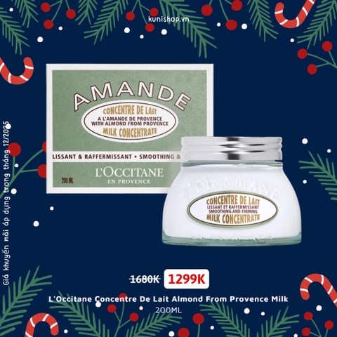 L'Occitane Concentre De Lait Almond From Provence Milk Concentrate