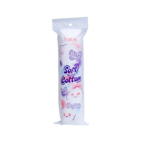 Bông Tẩy Trang Horus Soft Cotton Pads 120 Miếng