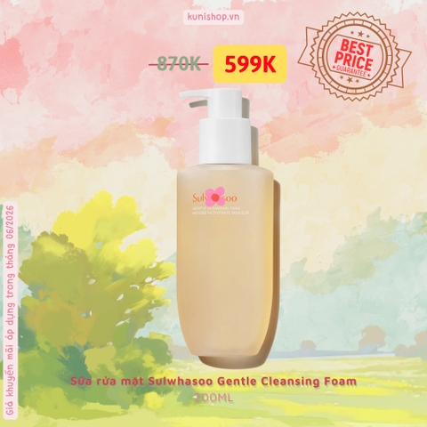 Sữa rửa mặt Sulwhasoo Gentle Cleansing Foam