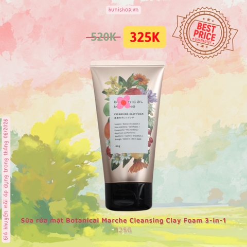 Botanical Marche Cleansing Clay Foam 3 in 1