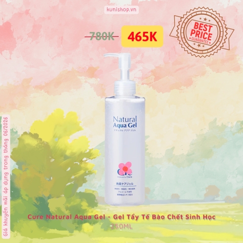 Cure Natural Aqua Gel - Gel Tẩy Tế Bào Chết Sinh Học