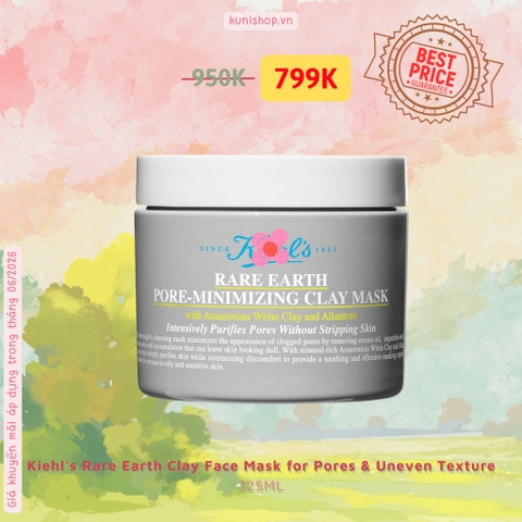 Kiehl's Rare Earth Clay Face Mask for Pores & Uneven Texture